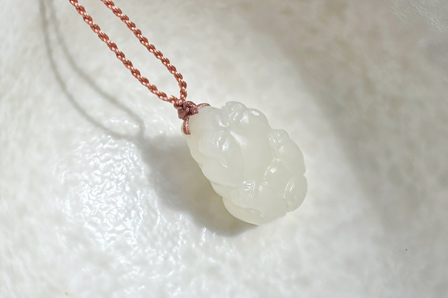 Small Natural Mutton Fat Hetian Nephrite PiXiu Pendant, Carved White Nephrite Jade Pixiu, Suet Jade Necklace, 天然羊脂白玉貔貅吊坠