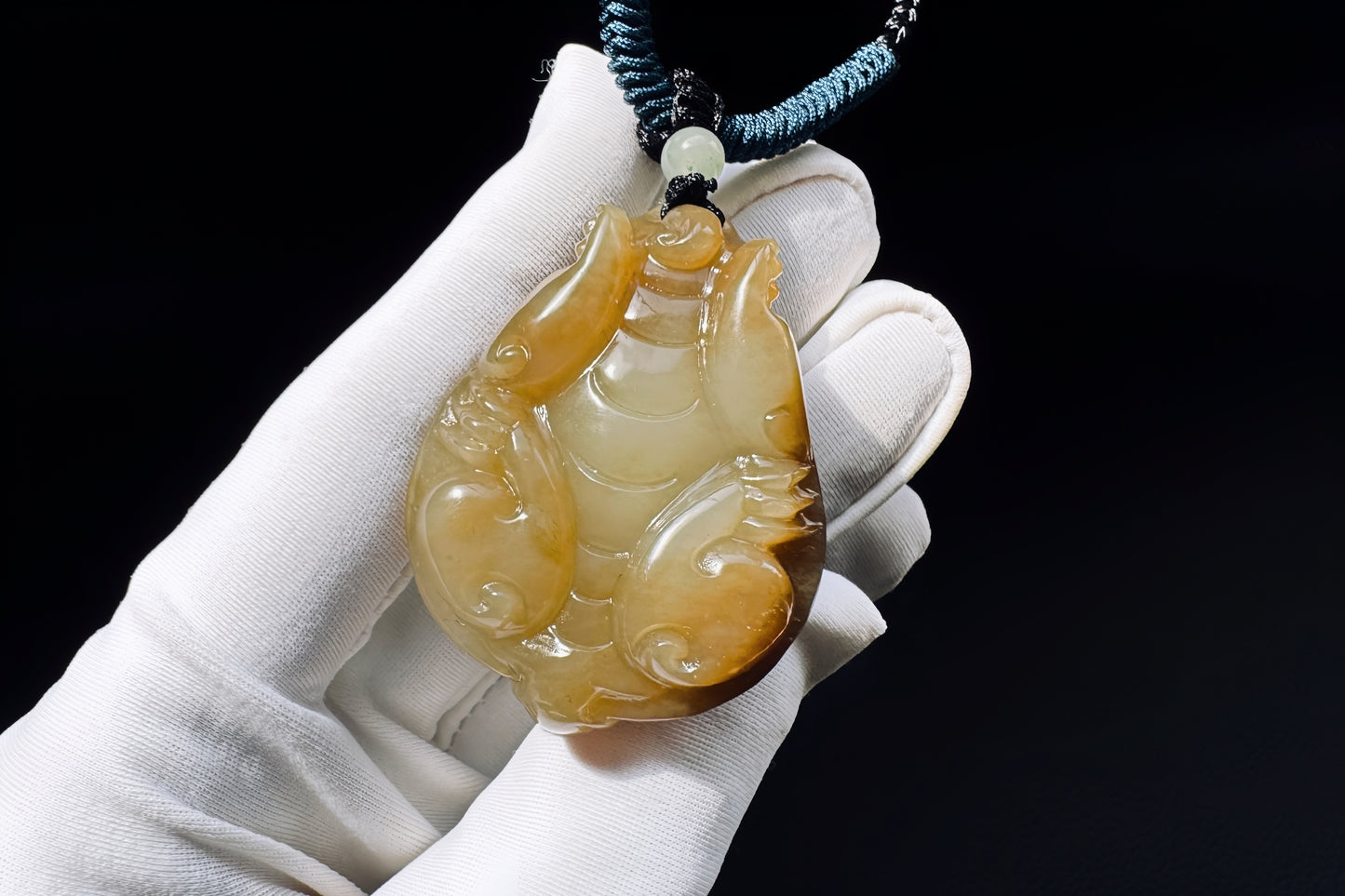 High Grade Natural Hetian Nephrite Hand Carved Dragon Turtle Pendant, Brown Sugar Nephrite Jade Dragon Turtle Pendant, 天然精品手工精雕糖白玉龙龟吊坠
